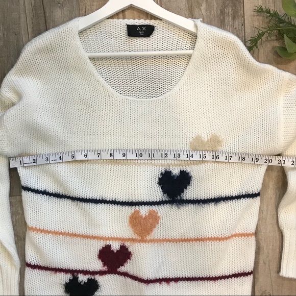 AX Paris knit heart oversized slouchy sweater - Picture 6 of 11